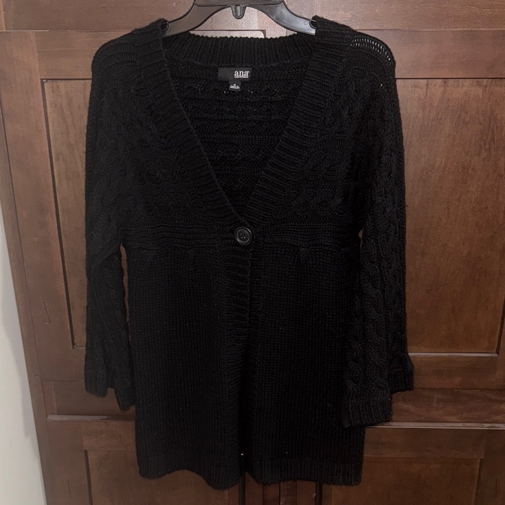 a.n.a Black Women's Cardigan Sweater